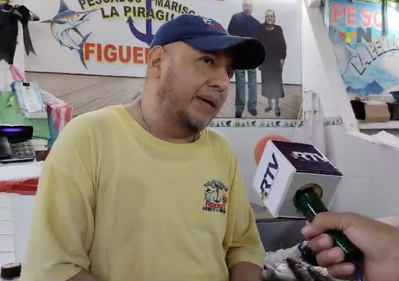 Comerciantes de mariscos en Martínez de la Torre prevén aumento de precios en Semana Santa